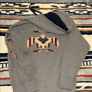 Ariat Womens Thunderbird Heather Gray Hoodie